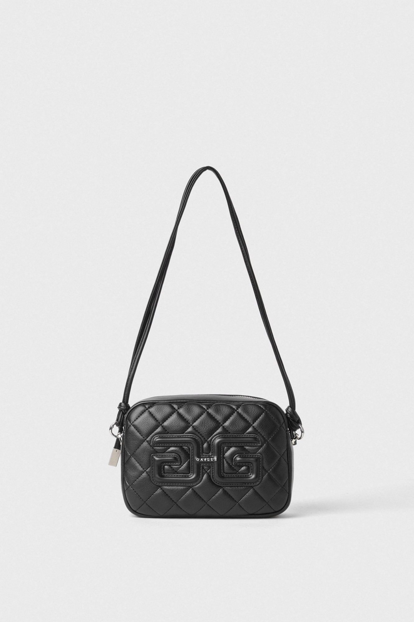 Regular Camera Bag Matelassè E Maxi Patch Double G Liscio • Nero