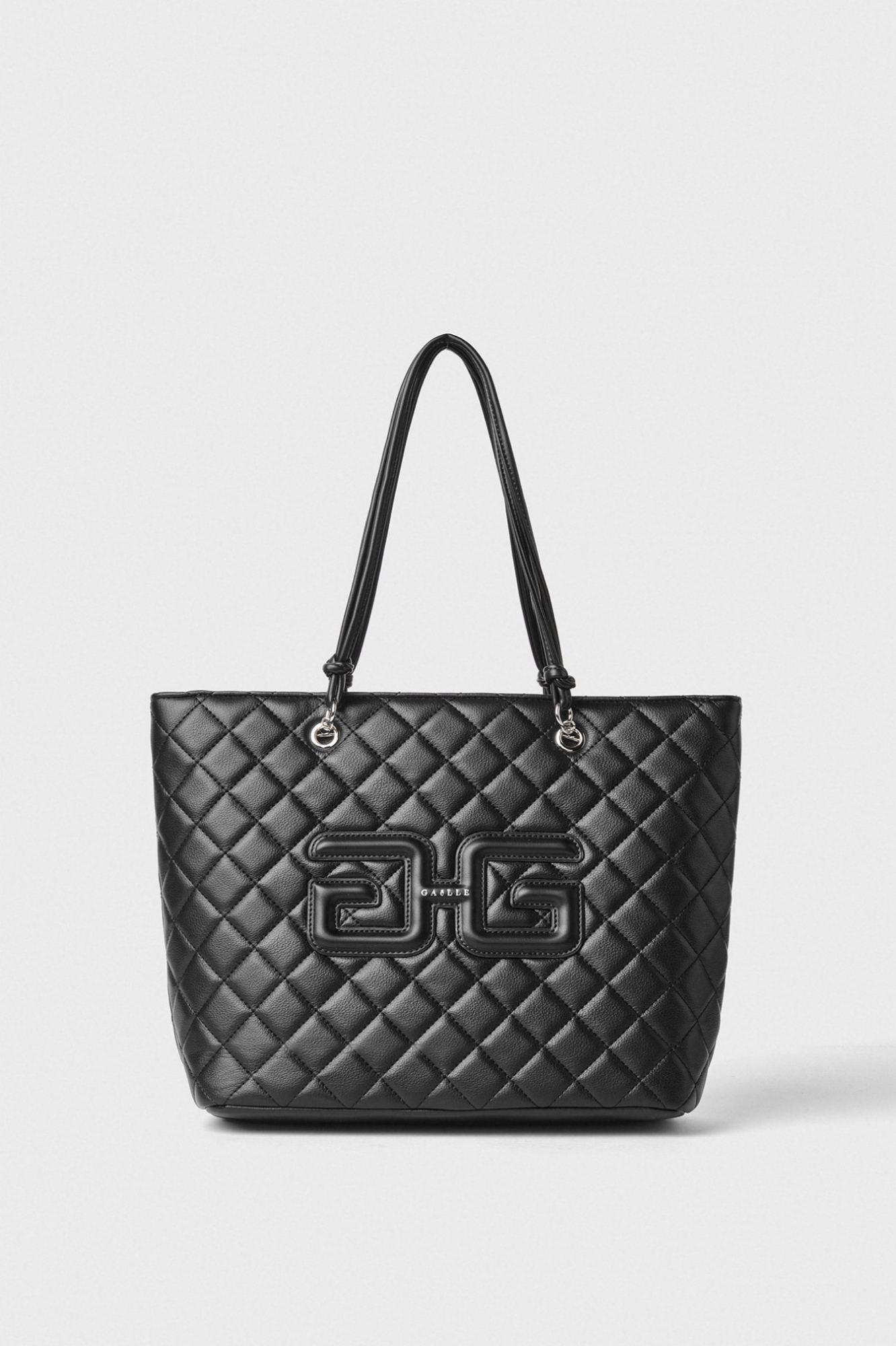 Regular Shopper Matelassè E Maxi Patch Double G Liscio • Nero