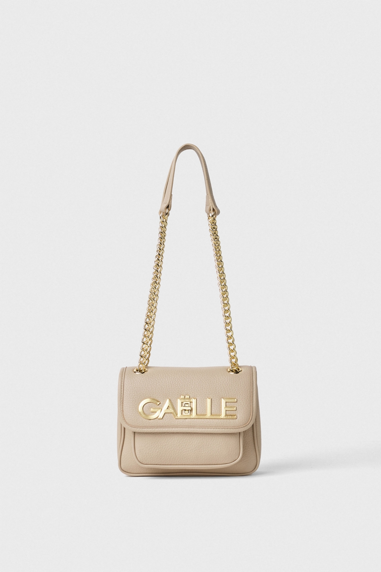 Mini Shoulder Strap Maxi Girello Oro • Cammello