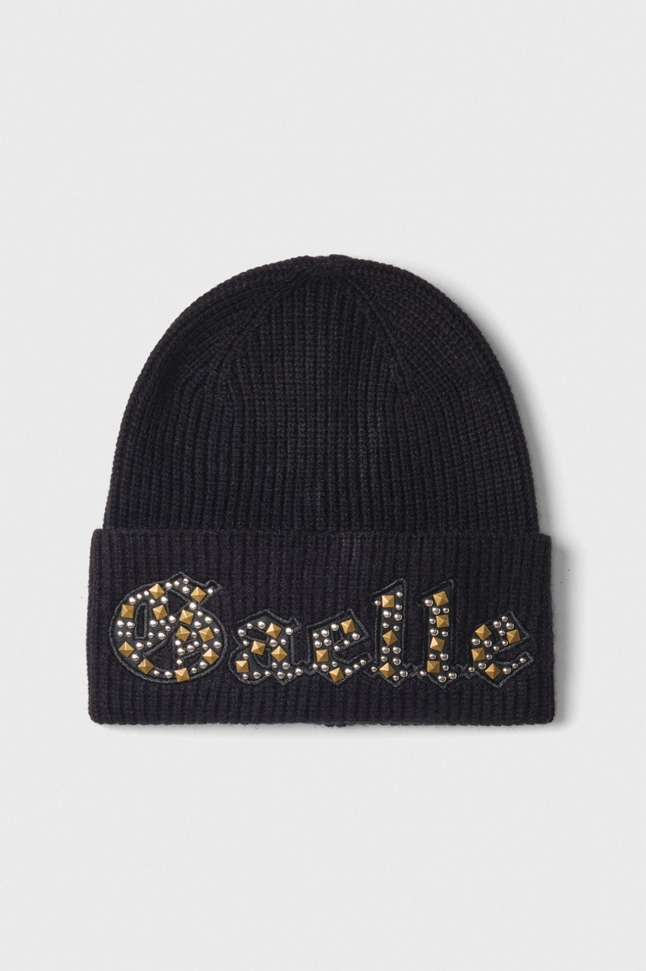 Cappellino In Maglia Con Logo Petch E Applicazioni Termo • Nero