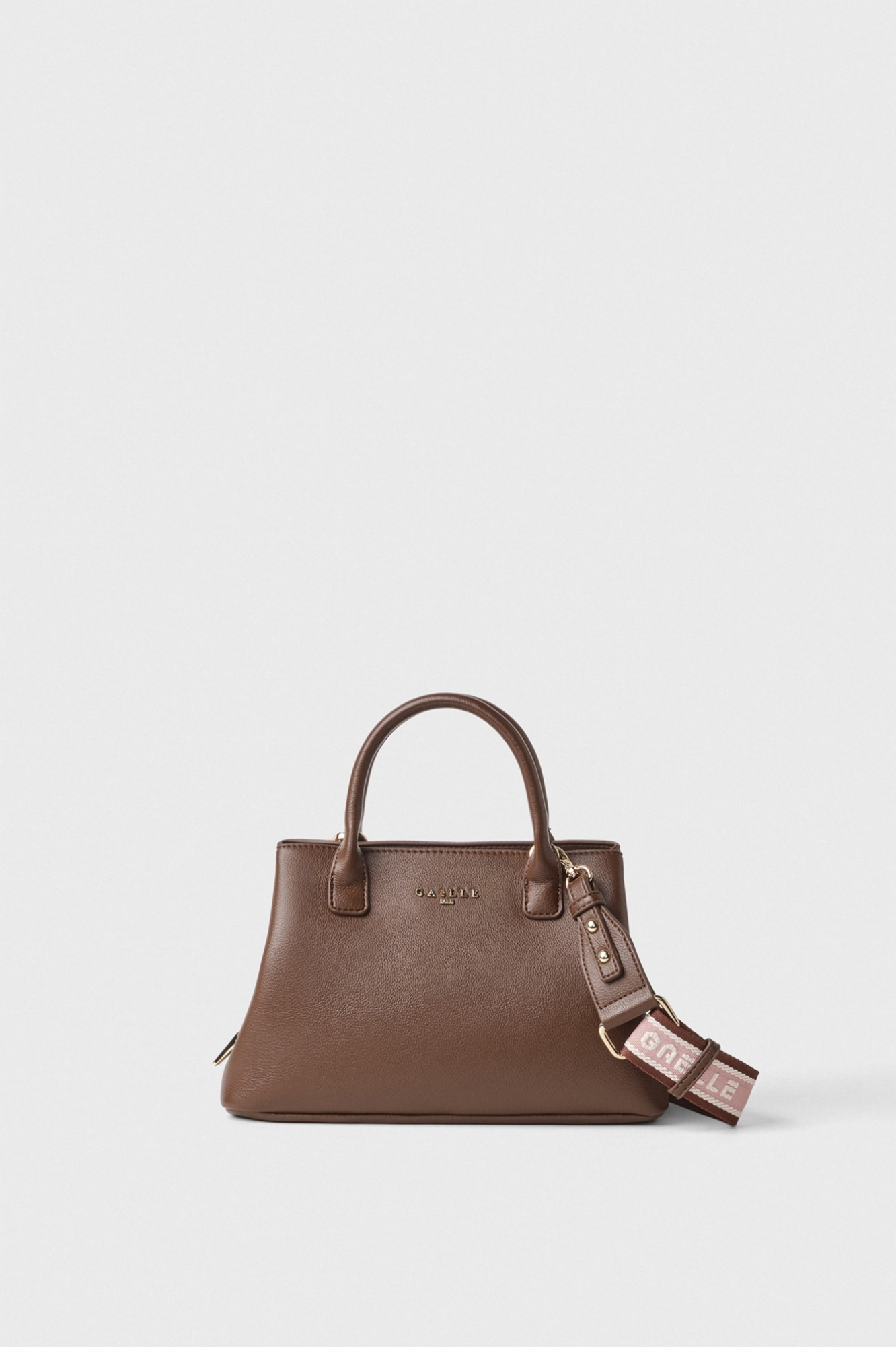 Regular Hand Bag Tracolla Logata Oro • Bruciato