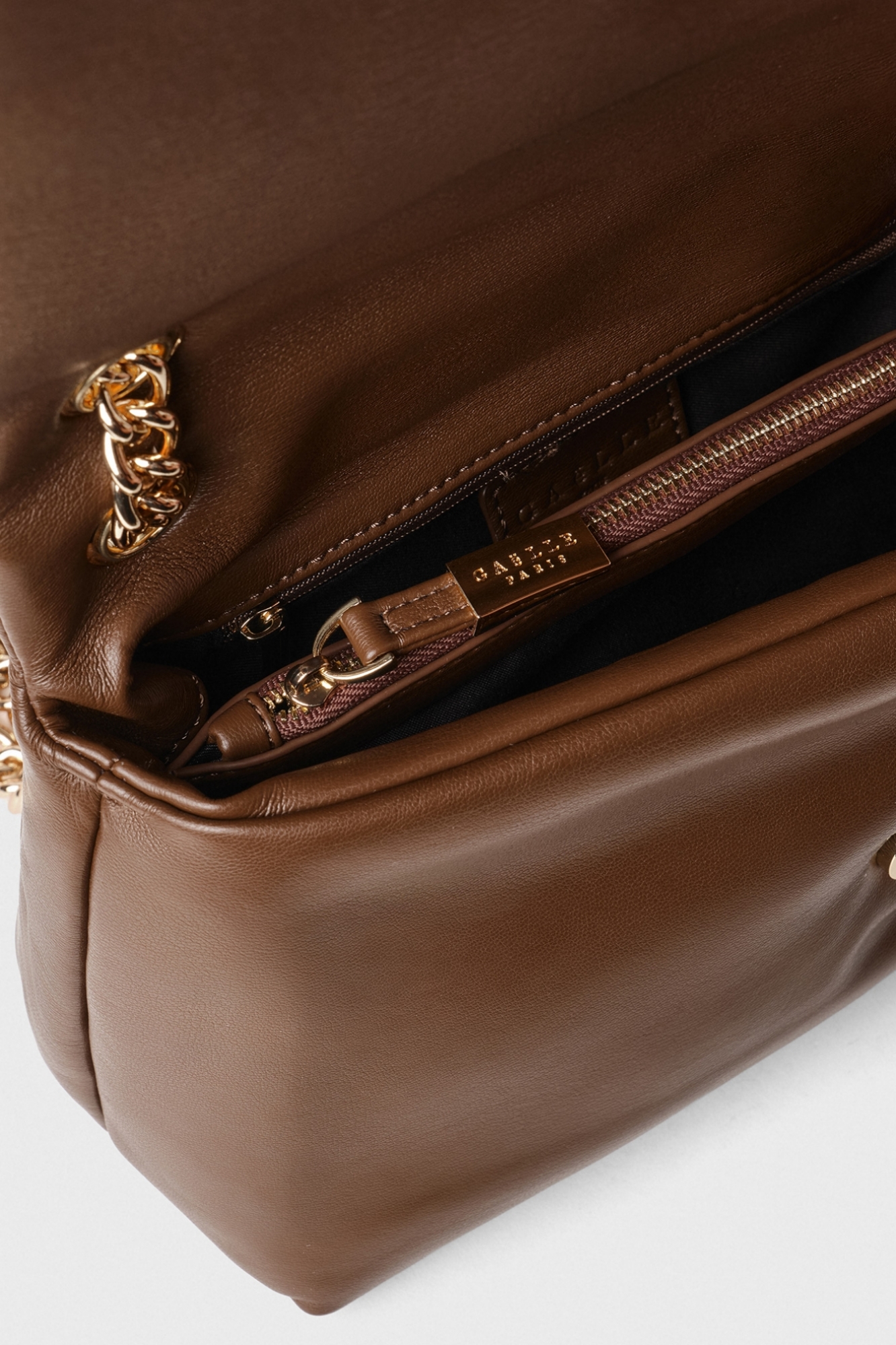 Immagine di Regular Shoulder Strap Puffer Maxi G • Cioccolato