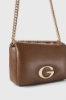 Immagine di Mini Shoulder Strap Puffer Maxi G • Cioccolato