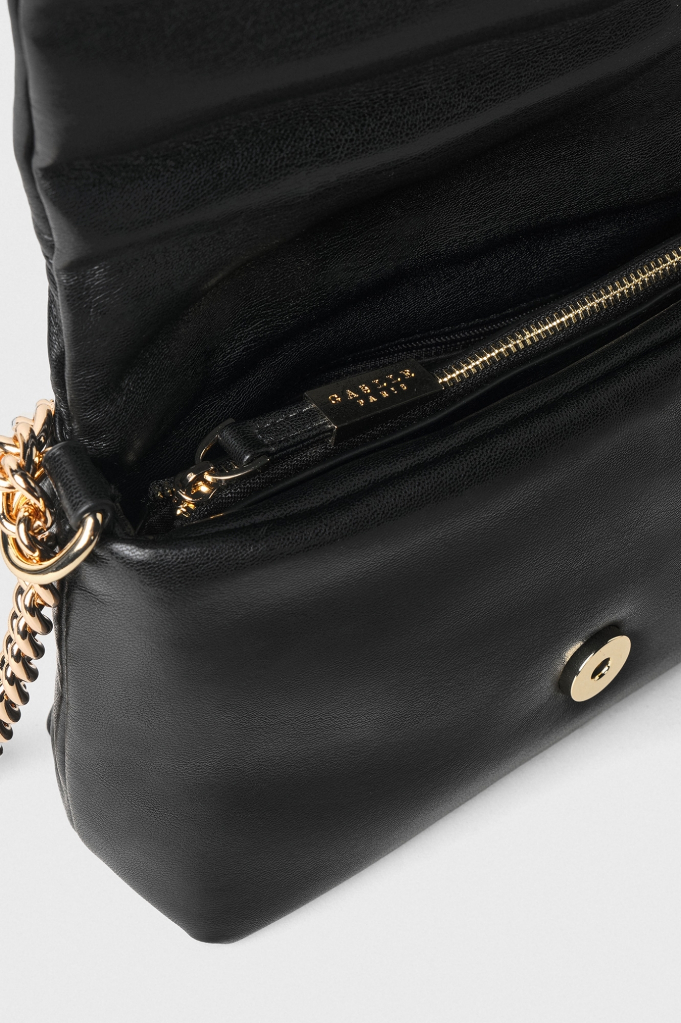 Immagine di Mini Shoulder Strap Puffer Maxi G • Nero