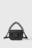 Immagine di Regular Shoulder Strap Con Maxi Catena Eco Montone • Nero