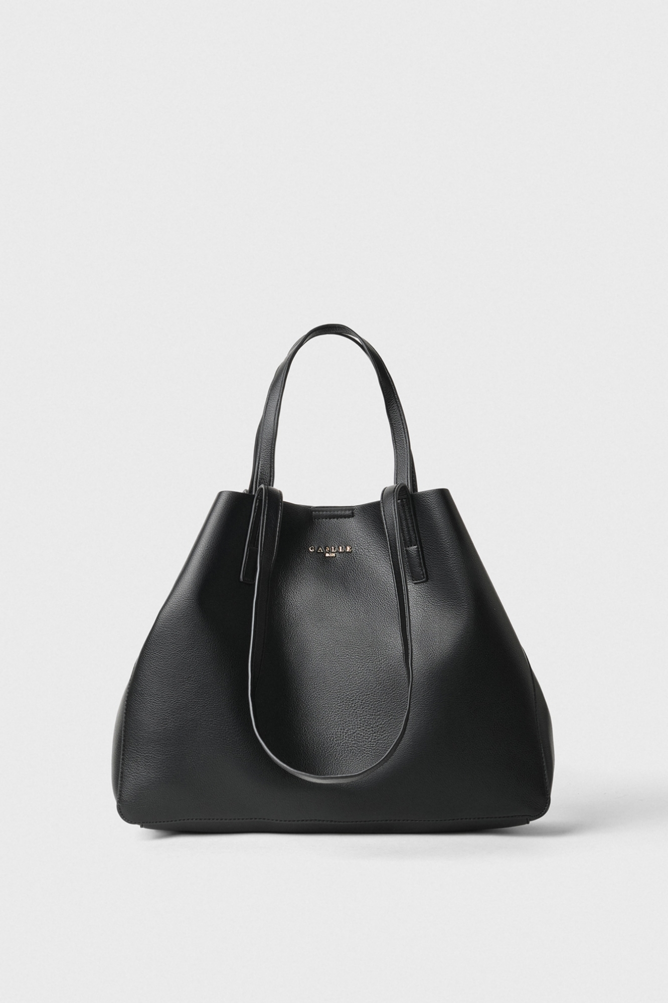 Maxi Shopper Destrutturata Bottalata • Nero