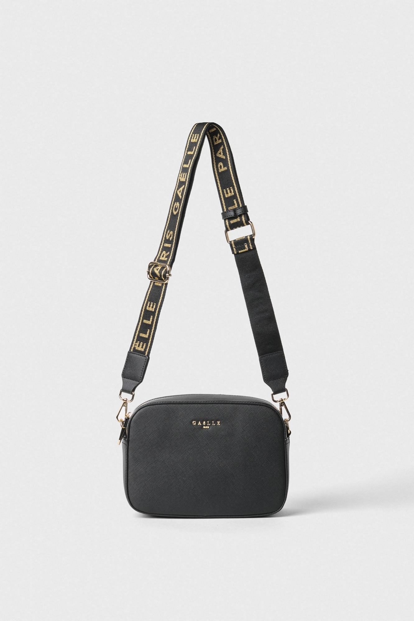 Immagine di Regular Camera Bag Con Nastro Lurex • Nero