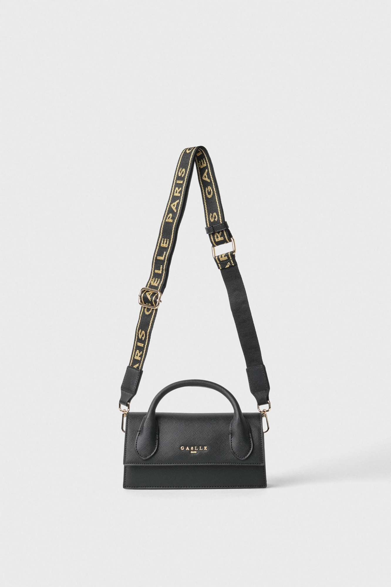 Immagine di Mini Hand Bag Con Nastro Lurex • Nero