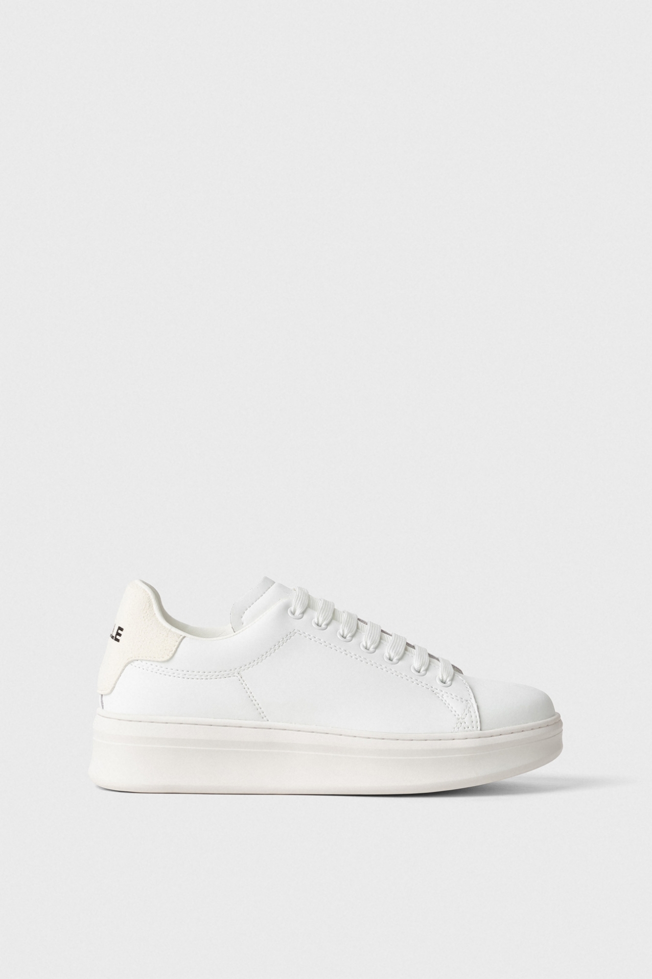 Sneakers Addict In Action Leather Con Back Part In Suede • Bianco