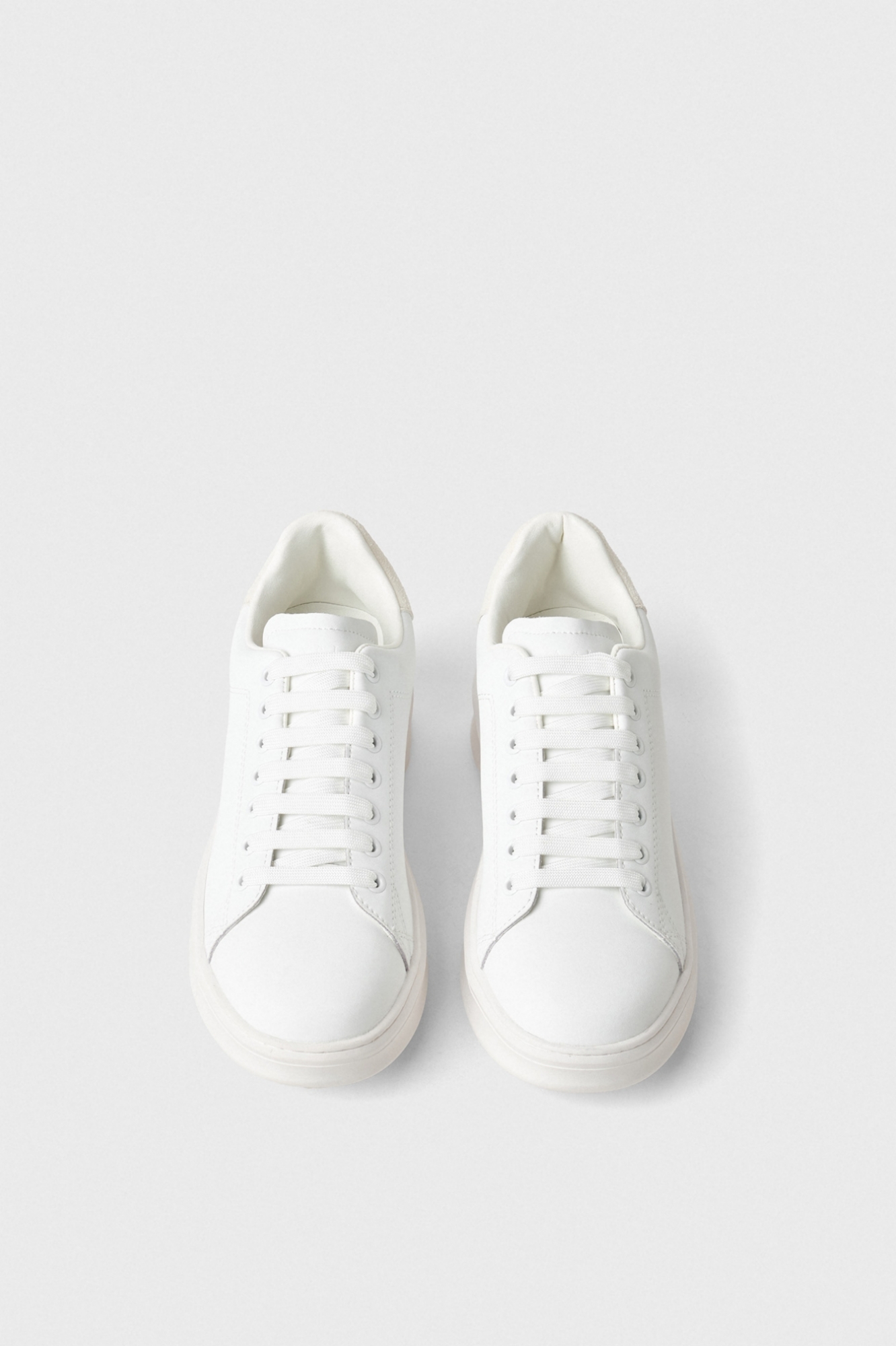 Sneakers Addict In Action Leather Con Back Part In Suede • Bianco