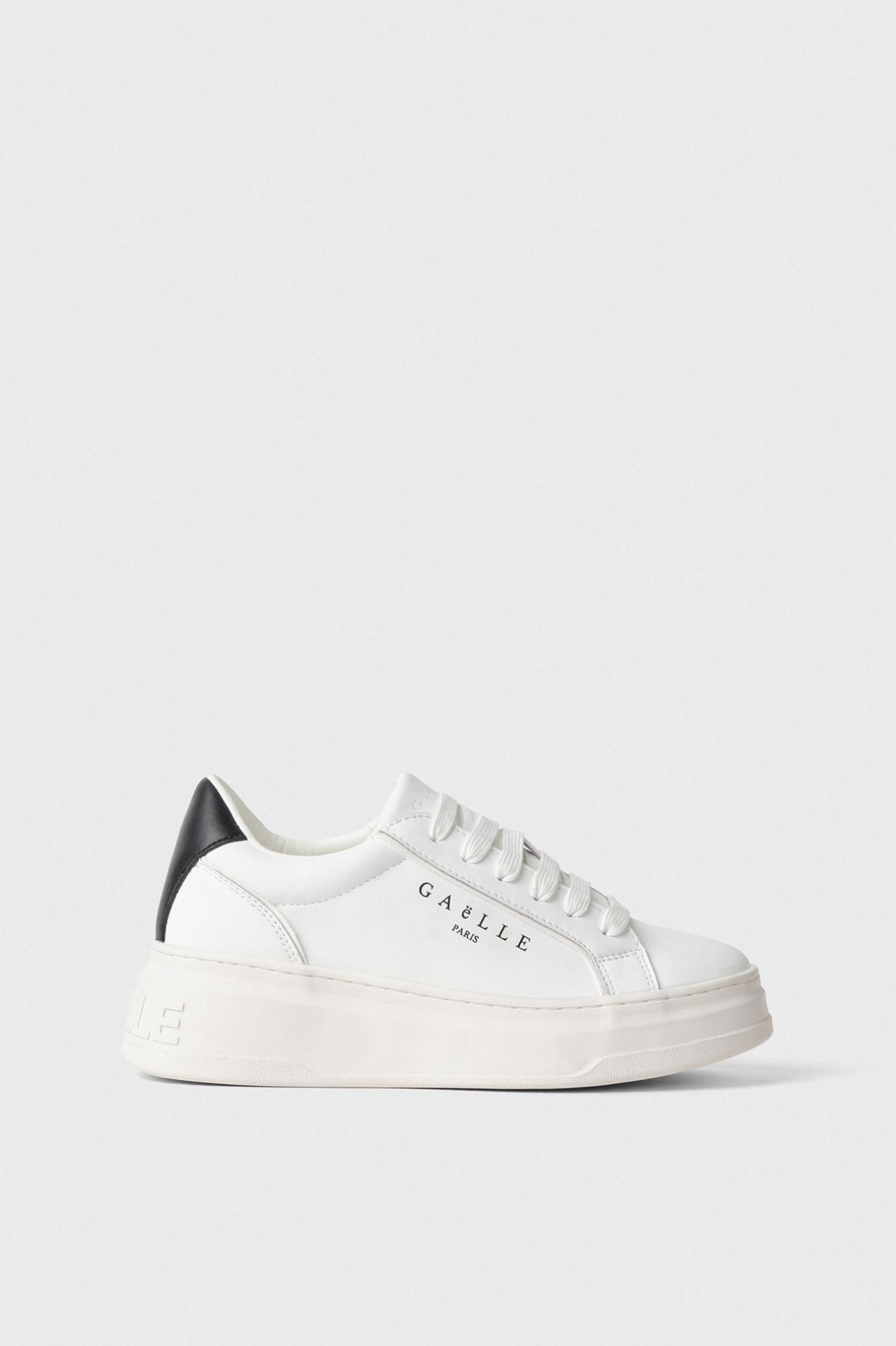 Sneakers New Addict In Action Leather • Bianco-Nero