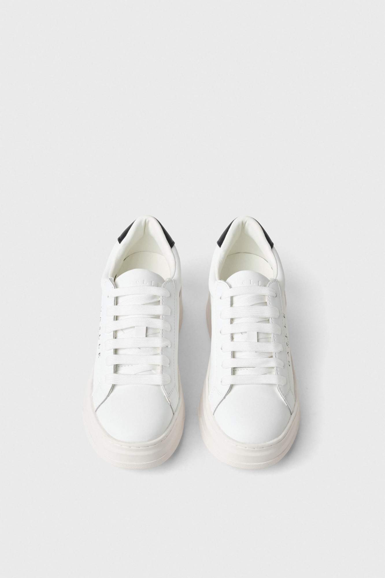 Sneakers New Addict In Action Leather • Bianco-Nero