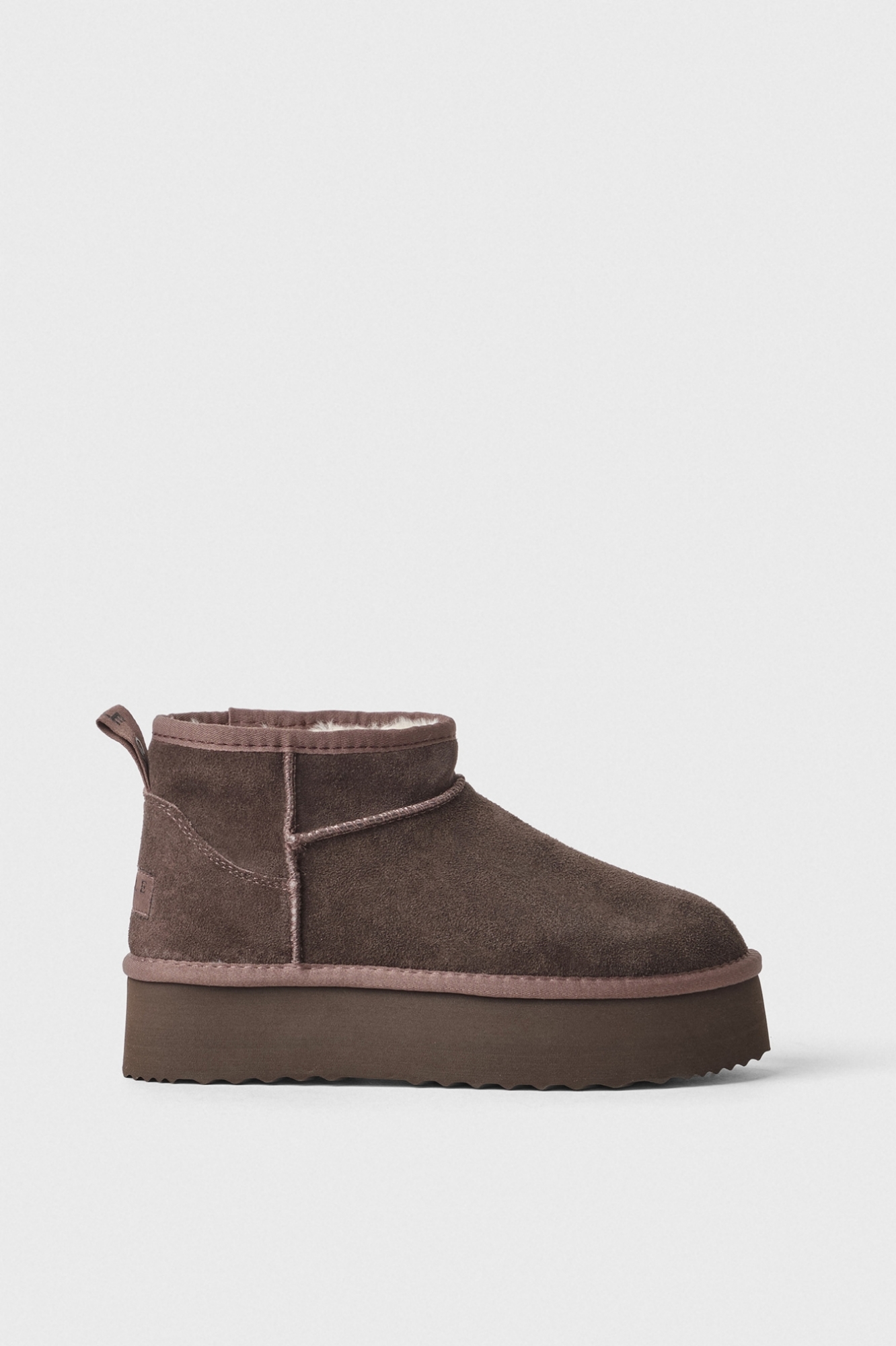 Eskimo Boots Basso In Suede E Ecofur • Marrone