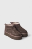 Eskimo Boots Basso In Suede E Ecofur • Marrone