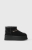 Eskimo Boots Basso In Suede E Eco Fur Con Metal Logo • Nero