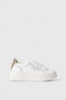 Immagine di Sneakers New Addict In Action Leather Con Inserti Glitter • Bianco