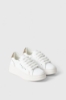 Immagine di Sneakers New Addict In Action Leather Con Inserti Glitter • Bianco