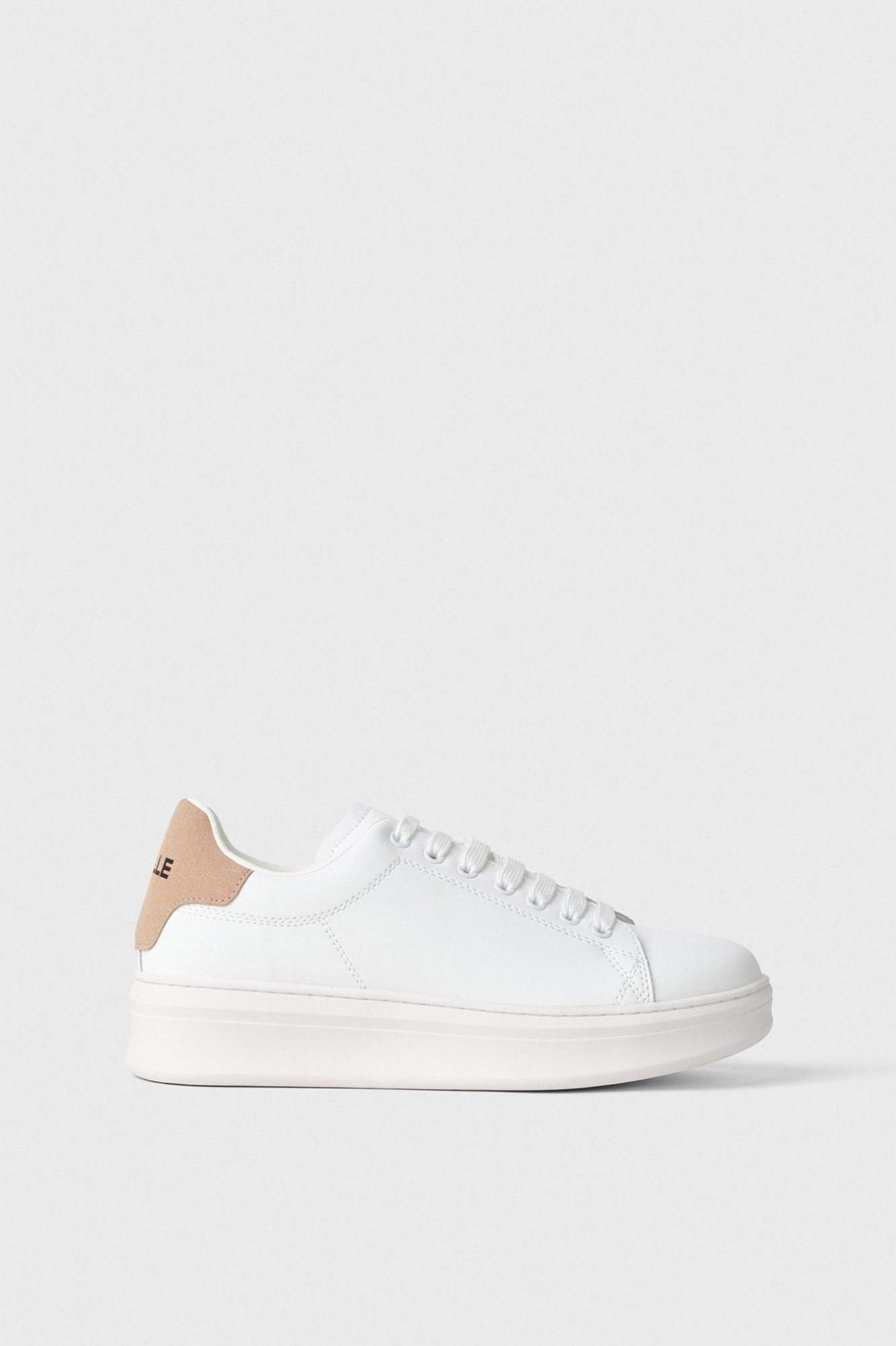 Sneakers Addict In Action Leather Con Back Part In Suede • Beige