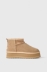 Eskimo Boots Basso In Suede E Ecofur • Beige Cammello