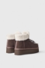Eskimo Boots Basso In Suede Con Ecofur E Gros Stampato Sul Retro • Marrone