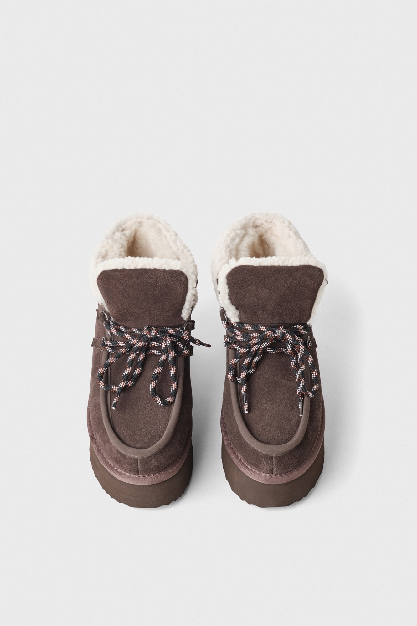 Eskimo Boots Basso In Suede Con Ecofur E Gros Stampato Sul Retro • Marrone