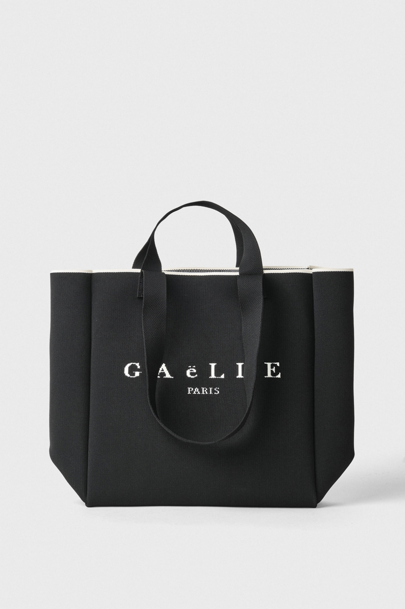 Maxi Shopper Maxilogo Jacquard • Nero