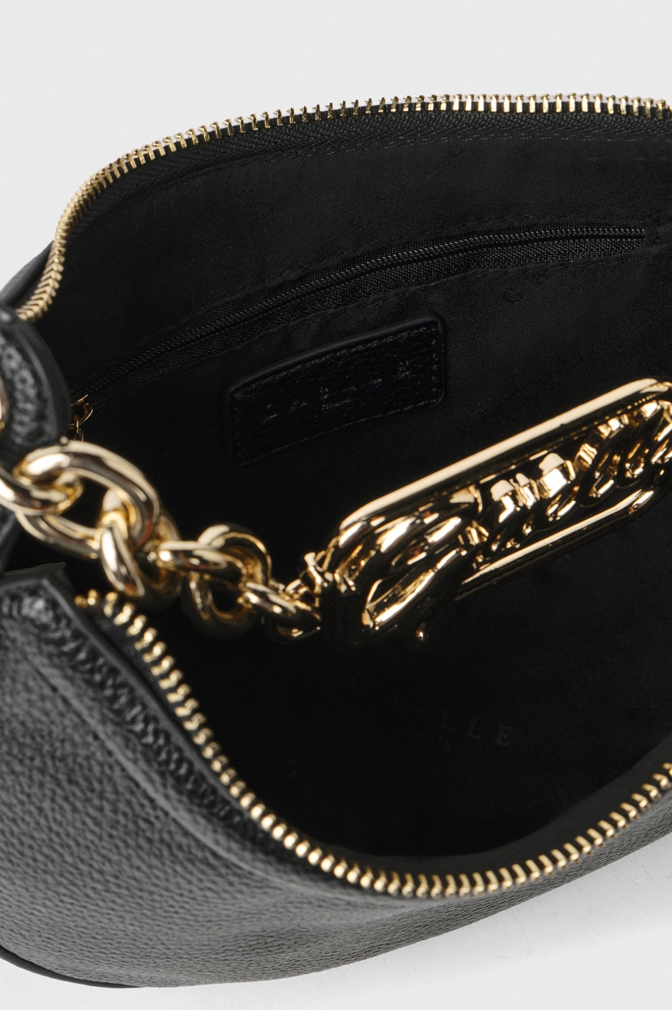 Mini Mooon Bag Corsivo • Nero