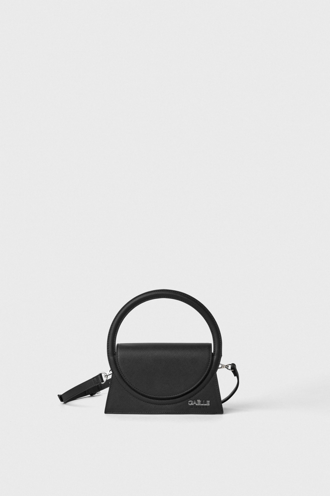 Mini Hand Bag Design Saffiano • Nero