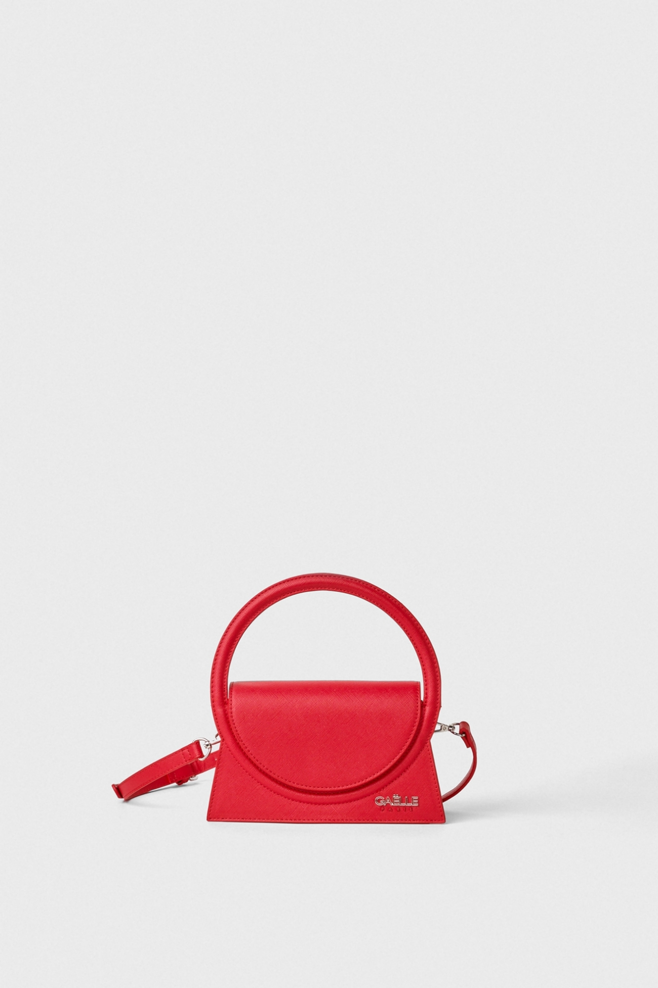 Mini Hand Bag Design Saffiano • Rosso Rubino