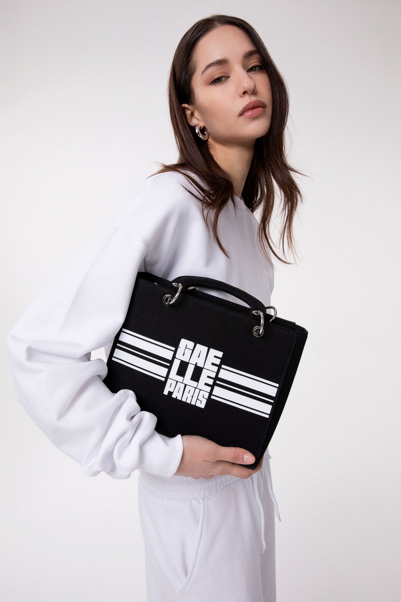 Regular Shoulder Strap Banda Logo • Nero