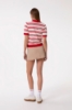 Polo In Maglia A Righe • Rosso