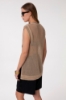 Canotta Over In Maglia • Beige