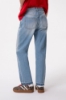 PANTALONE IN DENIM SLIM FIT CON MORSETTI LATERALI