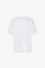 T-Shirt Paricollo Mezza Manica In Jersey • Bianco