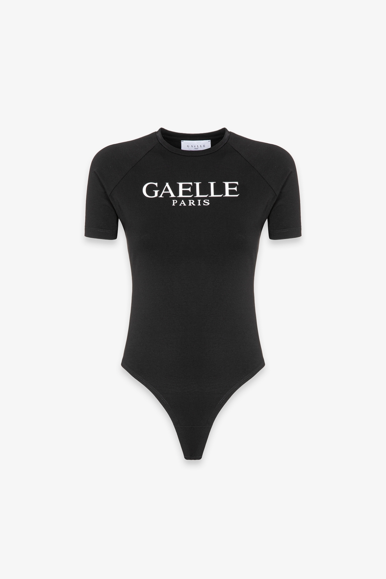 Body Girocollo Mezza Manica Con Taglio Raglan • Nero