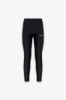 Leggings In Lycra Con Logo Stampato • Nero