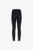 Leggings In Lycra Con Logo Stampato • Nero