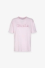 T-Shirt Paricollo Mezza Manica Con Ricamo • Rosa