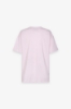 T-Shirt Paricollo Mezza Manica Con Ricamo • Rosa