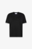 T-Shirt Paricollo Mezza Manica Con Ricamo • Nero