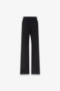 Pantalone Dritto Con Bande Logate Laterali • Nero