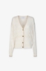 Cardigan In Maglia Traforata • Avorio