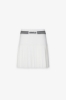 Minigonna In Maglia A Pieghe • Avorio