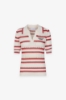 Polo In Maglia Punto Mosso • Rosso