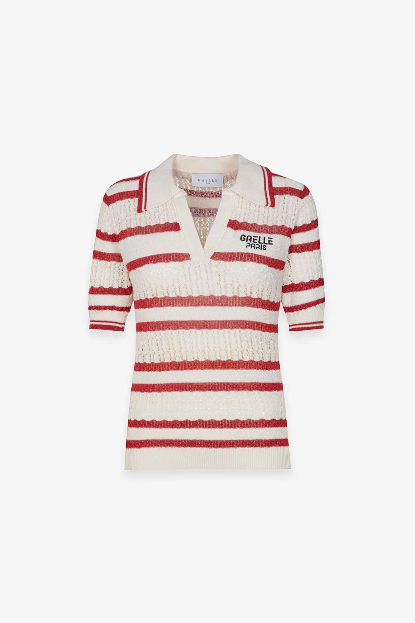 Polo In Maglia Punto Mosso • Rosso