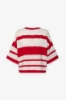 Maglia M/M A Righe • Rosso