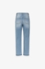 PANTALONE IN DENIM SLIM FIT CON MORSETTI LATERALI