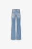 PANTALONE IN DENIM WIDE LEG REGULAR CON CINTURA NAPPINE