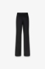 Pantalone Dritto In Cotone Con Accessorio Trekking • Nero