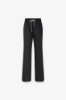 Pantalaccio In Cotone Con Coulisse Laccio Trekking • Nero